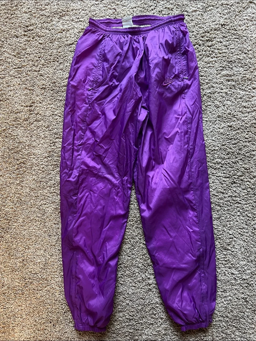 Nike Mens Purple Jogger Sweatpants